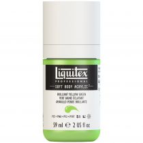 LIQUITEX SOFT BODY ACRYLIC 59ML VERT JAUNE BRILLANT