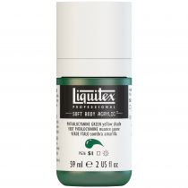 LIQUITEX SOFT BODY ACRYLIC 59ML VERT PHTALOCIANINE (NUANCE JAUNE) S1