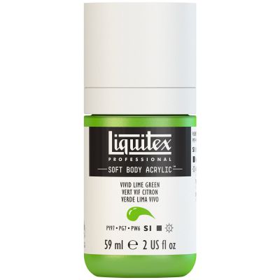 LIQUITEX SOFT BODY ACRYLIC 59ML VERT VIF CITRON