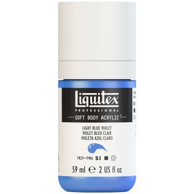 LIQUITEX SOFT BODY ACRYLIC 59ML VIOLET BLEU CLAIR S1