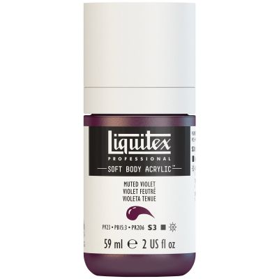 LIQUITEX SOFT BODY ACRYLIC 59ML VIOLET FEUTR�