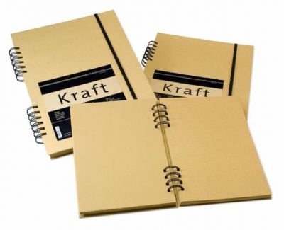 LIVRE SPIRALE KRAFT A5