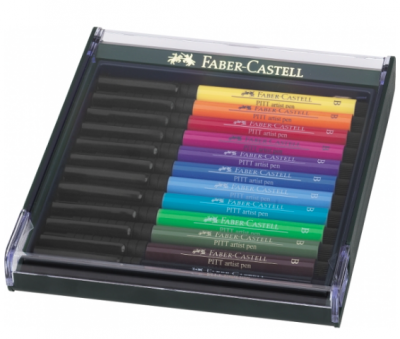 LOT DE 12 ARTIST PEN BRUSH PITT BASIC