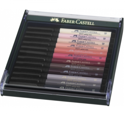LOT DE 12 ARTIST PEN BRUSH PITT CHAIR