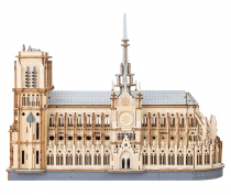 MAQUETTE BOIS CATHEDRALE NOTRE DAME ROBOTIME
