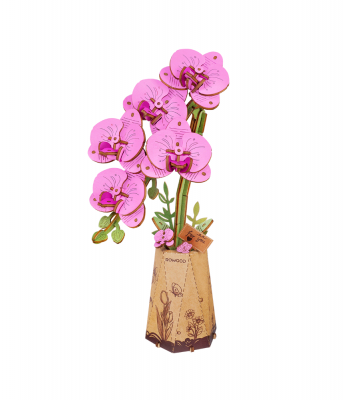 MAQUETTE BOIS FLEUR ORCHID�E VIOLETTE