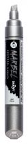 MARBEL MARQUEUR ACRYLIQUE POINTE BISEAU LARGE 12MM ARGENT N°080
