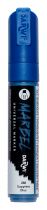 MARBEL MARQUEUR ACRYLIQUE POINTE BISEAU LARGE 12MM BLEU SAPHIR N°258