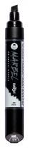 MARBEL MARQUEUR ACRYLIQUE POINTE BISEAU LARGE 12MM NOIR N°100