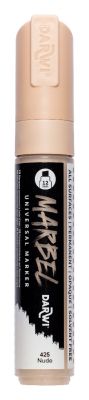 MARBEL MARQUEUR ACRYLIQUE POINTE BISEAU LARGE 12MM NUDE N�425