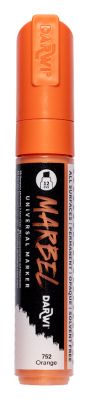 MARBEL MARQUEUR ACRYLIQUE POINTE BISEAU LARGE 12MM ORANGE N�752