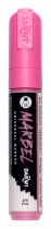MARBEL MARQUEUR ACRYLIQUE POINTE BISEAU LARGE 12MM ROSE N°475