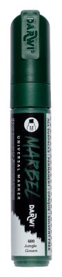 MARBEL MARQUEUR ACRYLIQUE POINTE BISEAU LARGE 12MM VERT JUNGLE  N�680