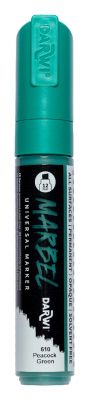 MARBEL MARQUEUR ACRYLIQUE POINTE BISEAU LARGE 12MM VERT PAON N�610