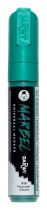 MARBEL MARQUEUR ACRYLIQUE POINTE BISEAU LARGE 12MM VERT PAON N°610