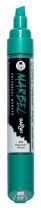 MARBEL MARQUEUR ACRYLIQUE POINTE BISEAU LARGE 12MM VERT PAON N°610