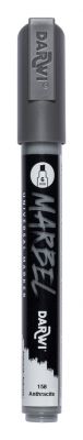 MARBEL MARQUEUR ACRYLIQUE POINTE BISEAU M�DIUM 6MM ANTHRACITE N�158