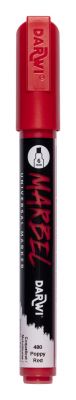 MARBEL MARQUEUR ACRYLIQUE POINTE BISEAU M�DIUM 6MM COQUELICOT N�480
