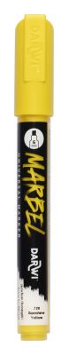 MARBEL MARQUEUR ACRYLIQUE POINTE BISEAU M�DIUM 6MM JAUNE SOLEIL N�720