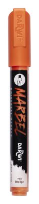 MARBEL MARQUEUR ACRYLIQUE POINTE BISEAU M�DIUM 6MM ORANGE N�752