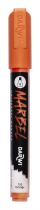 MARBEL MARQUEUR ACRYLIQUE POINTE BISEAU MÉDIUM 6MM ORANGE N°752