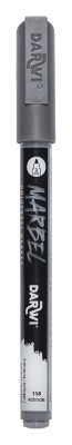 MARBEL MARQUEUR ACRYLIQUE POINTE CONIQUE FINE 2MM ANTHRACITE N�158