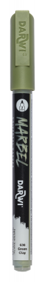 MARBEL MARQUEUR ACRYLIQUE POINTE CONIQUE FINE 2MM ARGILE VERTE N�636