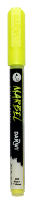MARBEL MARQUEUR ACRYLIQUE POINTE CONIQUE FINE 2MM JAUNE NEON N�708