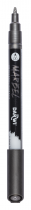 MARBEL MARQUEUR ACRYLIQUE POINTE CONIQUE FINE 2MM NOIR METALLISE N°090