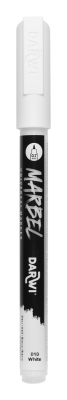 MARBEL MARQUEUR ACRYLIQUE POINTE POINTUE EXTRA FINE 0,7MM BLANC N�010