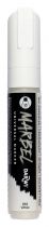 MARBEL MARQUEUR ACRYLIQUE POINTE RECTANGULAIRE LARGE 15MM BLANC N°010