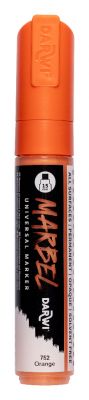 MARBEL MARQUEUR ACRYLIQUE POINTE RECTANGULAIRE LARGE 15MM ORANGE N�752