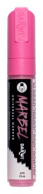 MARBEL MARQUEUR ACRYLIQUE POINTE RECTANGULAIRE LARGE 15MM ROSE N�475