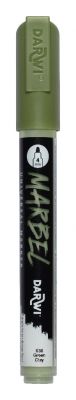 MARBEL MARQUEUR ACRYLIQUE POINTE RONDE M�DIUM 4MM ARGILE VERTE N�636