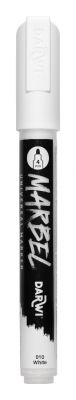 MARBEL MARQUEUR ACRYLIQUE POINTE RONDE M�DIUM 4MM BLANC N�010