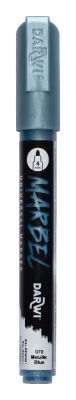 MARBEL MARQUEUR ACRYLIQUE POINTE RONDE M�DIUM 4MM BLEU METALLISE N�070