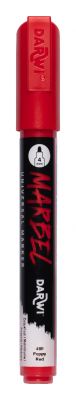 MARBEL MARQUEUR ACRYLIQUE POINTE RONDE M�DIUM 4MM COQUELICOT N�480