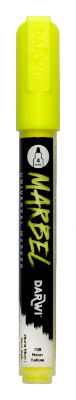 MARBEL MARQUEUR ACRYLIQUE POINTE RONDE M�DIUM 4MM JAUNE NEON N�708