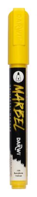 MARBEL MARQUEUR ACRYLIQUE POINTE RONDE M�DIUM 4MM JAUNE SOLEIL N�720