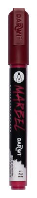 MARBEL MARQUEUR ACRYLIQUE POINTE RONDE M�DIUM 4MM LIE DE VIN N�411