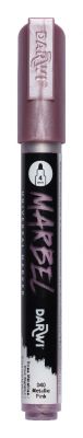 MARBEL MARQUEUR ACRYLIQUE POINTE RONDE M�DIUM 4MM ROSE METALLISE N�040