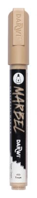 MARBEL MARQUEUR ACRYLIQUE POINTE RONDE M�DIUM 4MM TAUPE N�430