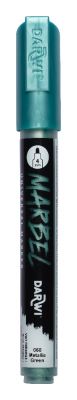 MARBEL MARQUEUR ACRYLIQUE POINTE RONDE M�DIUM 4MM VERT METALLISE N�060