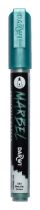 MARBEL MARQUEUR ACRYLIQUE POINTE RONDE MÉDIUM 4MM VERT METALLISE N°060
