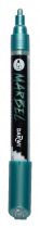 MARBEL MARQUEUR ACRYLIQUE POINTE RONDE MÉDIUM 4MM VERT METALLISE N°060