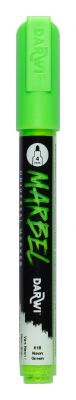 MARBEL MARQUEUR ACRYLIQUE POINTE RONDE M�DIUM 4MM VERT NEON N�618
