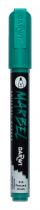 MARBEL MARQUEUR ACRYLIQUE POINTE RONDE MÉDIUM 4MM VERT PAON N°610