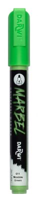MARBEL MARQUEUR ACRYLIQUE POINTE RONDE M�DIUM 4MM VERT PRAIRIE N�611