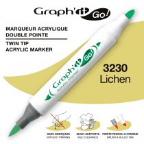 MARQUEUR ACRYLIQUE DOUBLE POINTE GRAPH\'IT GO - 3230 - LICHEN