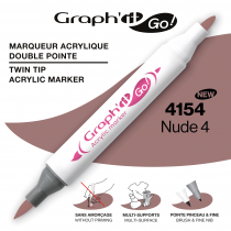 MARQUEUR ACRYLIQUE DOUBLE POINTE GRAPH\'IT GO - 4154 - NUDE 4